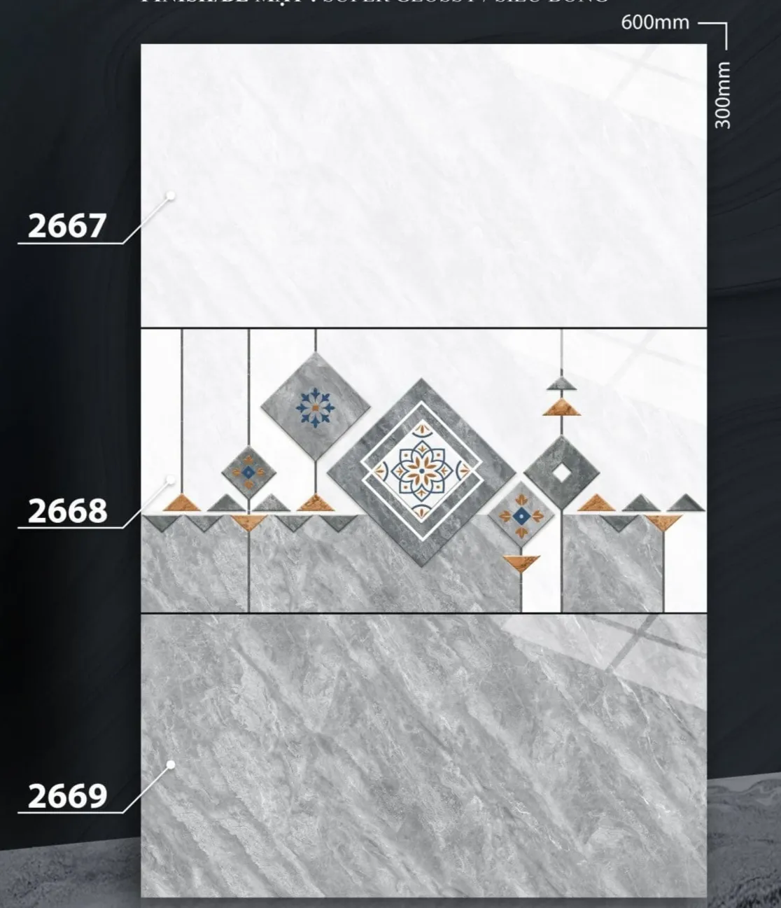 Gạch ốp tường 30x60cm-5308