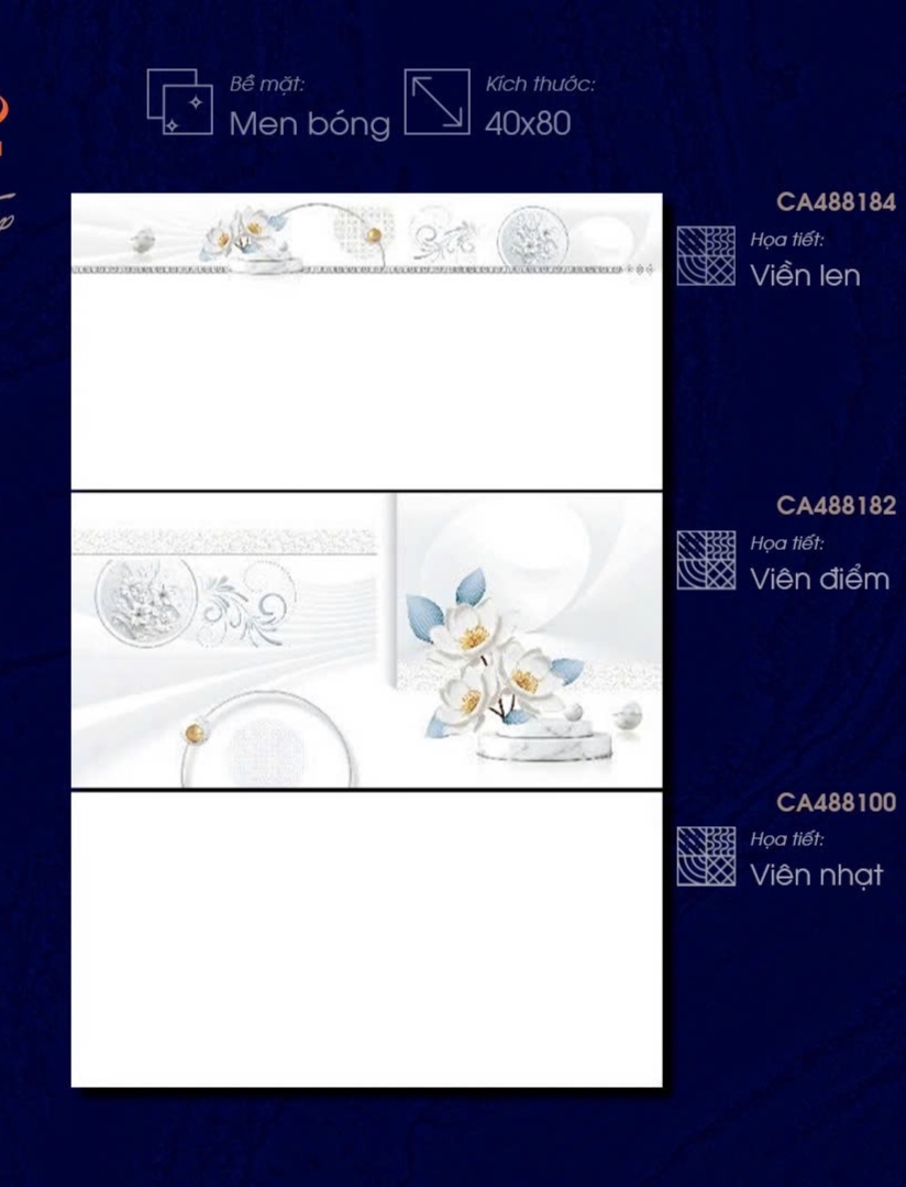 Gạch ốp tường 40x80cm-5408