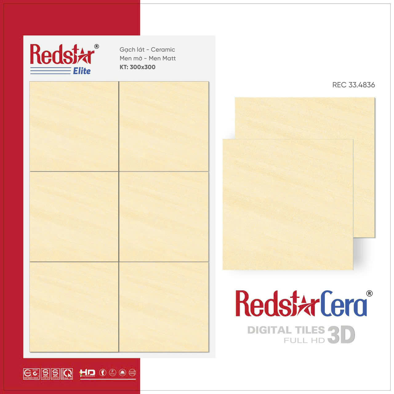 Gạch lát nền 30x30cm -4555