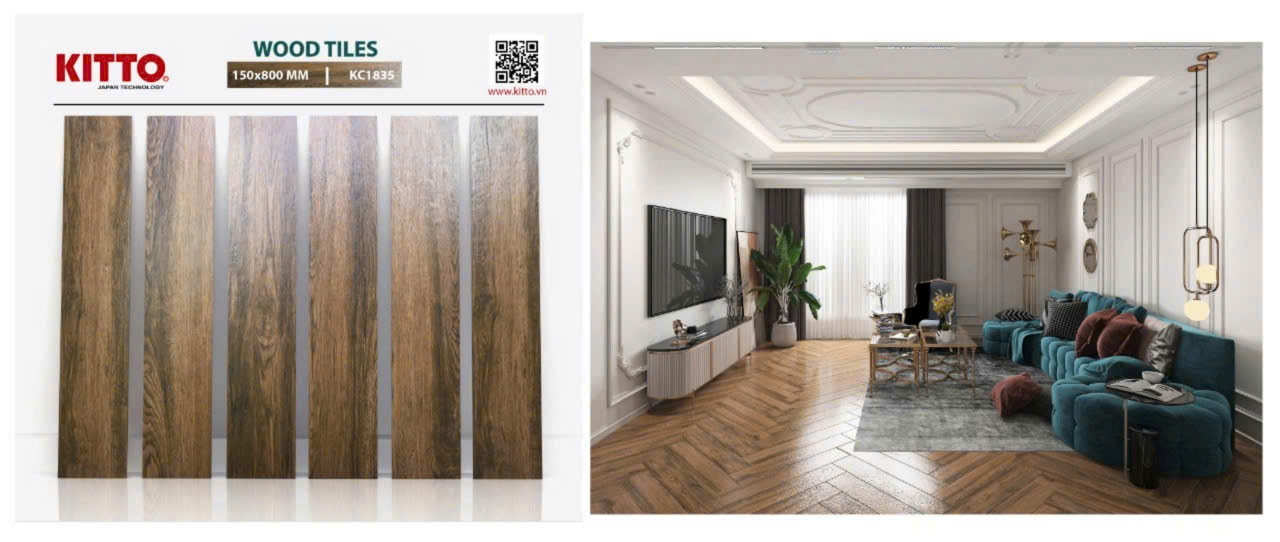 Gạch gỗ 15x80cm -5439