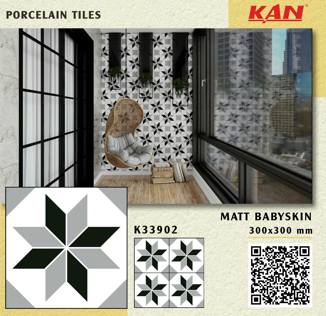 Gạch Lát Nền 30x30cm -5131