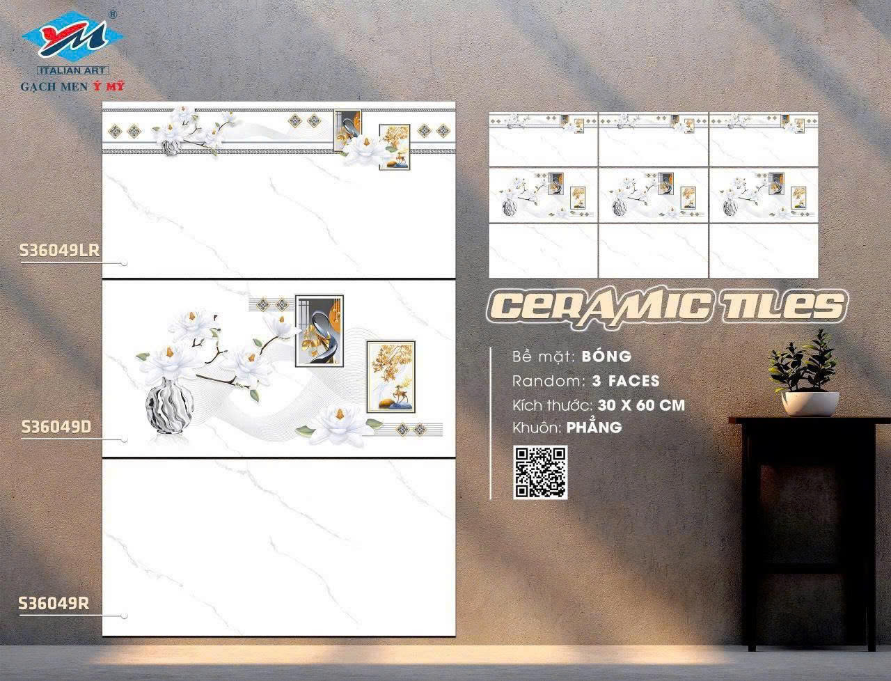 Gạch Ôp Tường 30x60cm thân-5708