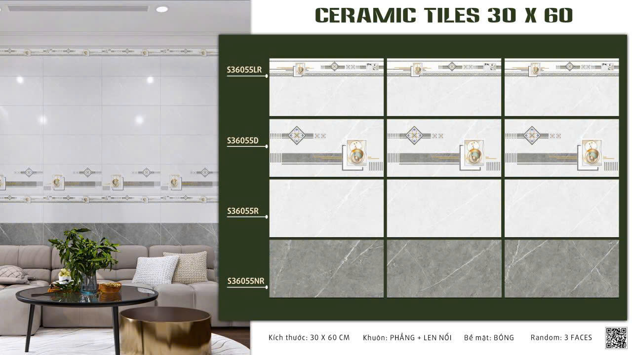 Gạch Ôp Tường 30x60cm thân-5710