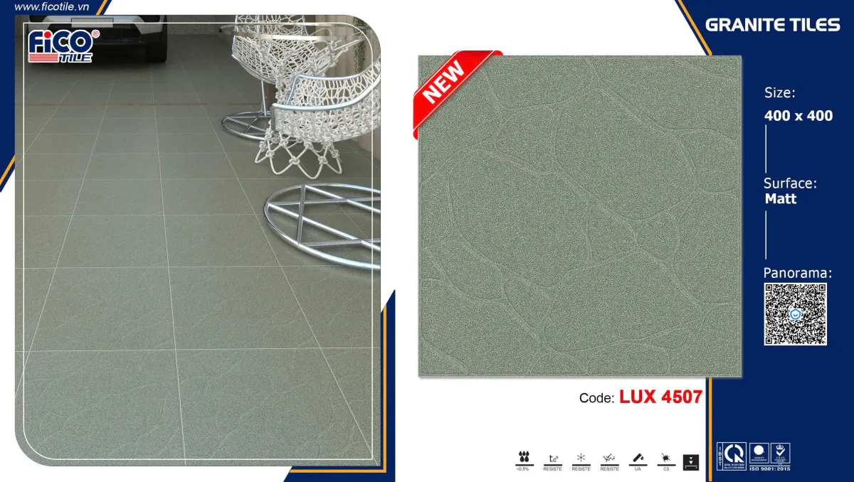 Gạch Lát Sân Vườn 40x40cm -5703