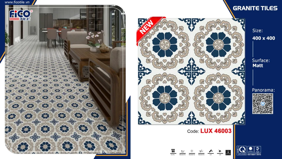 Gạch Lát Sân Vườn 40x40cm -5699