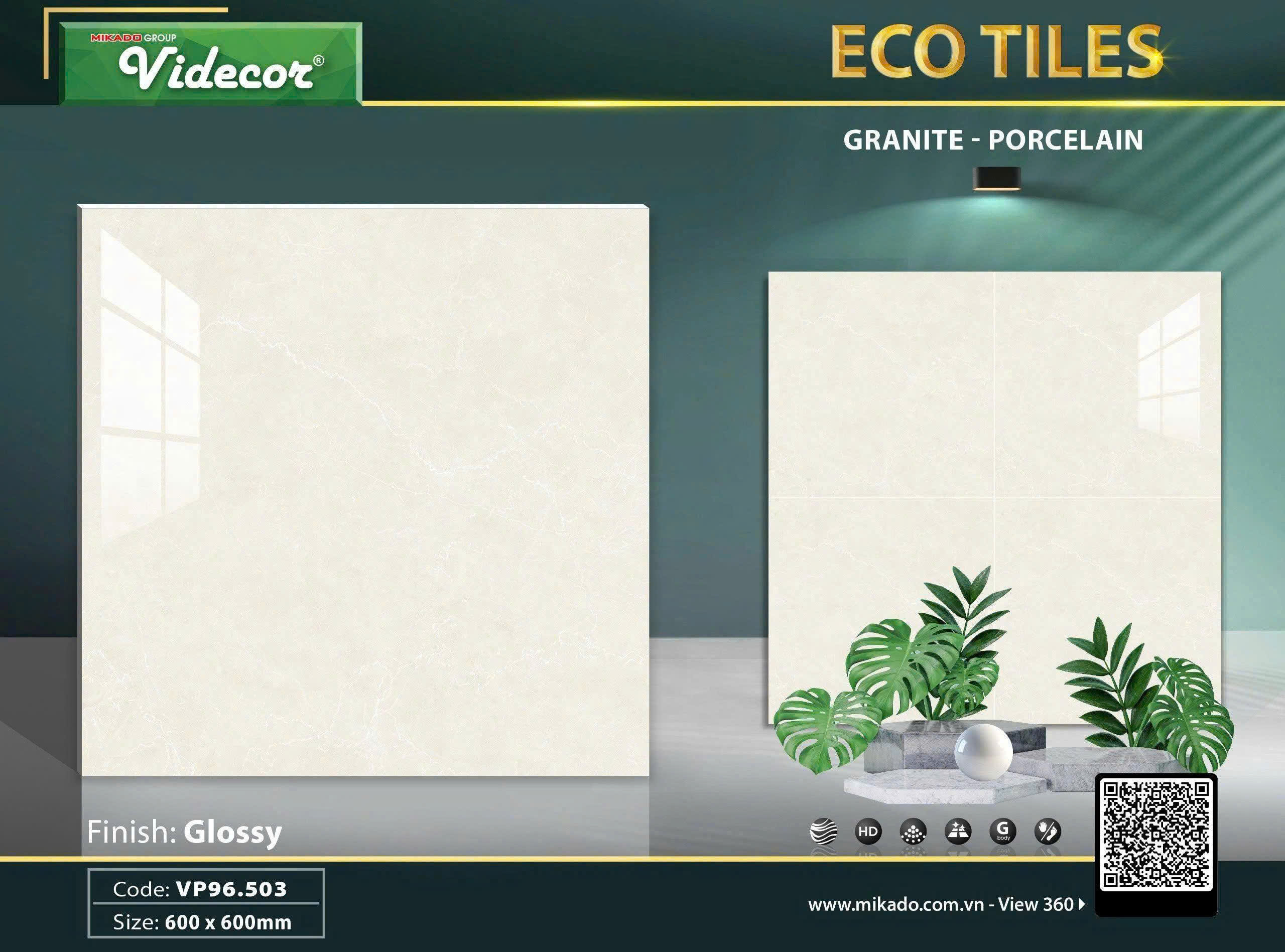 Gạch Lát Nền 60x60cm VP96.503-4791