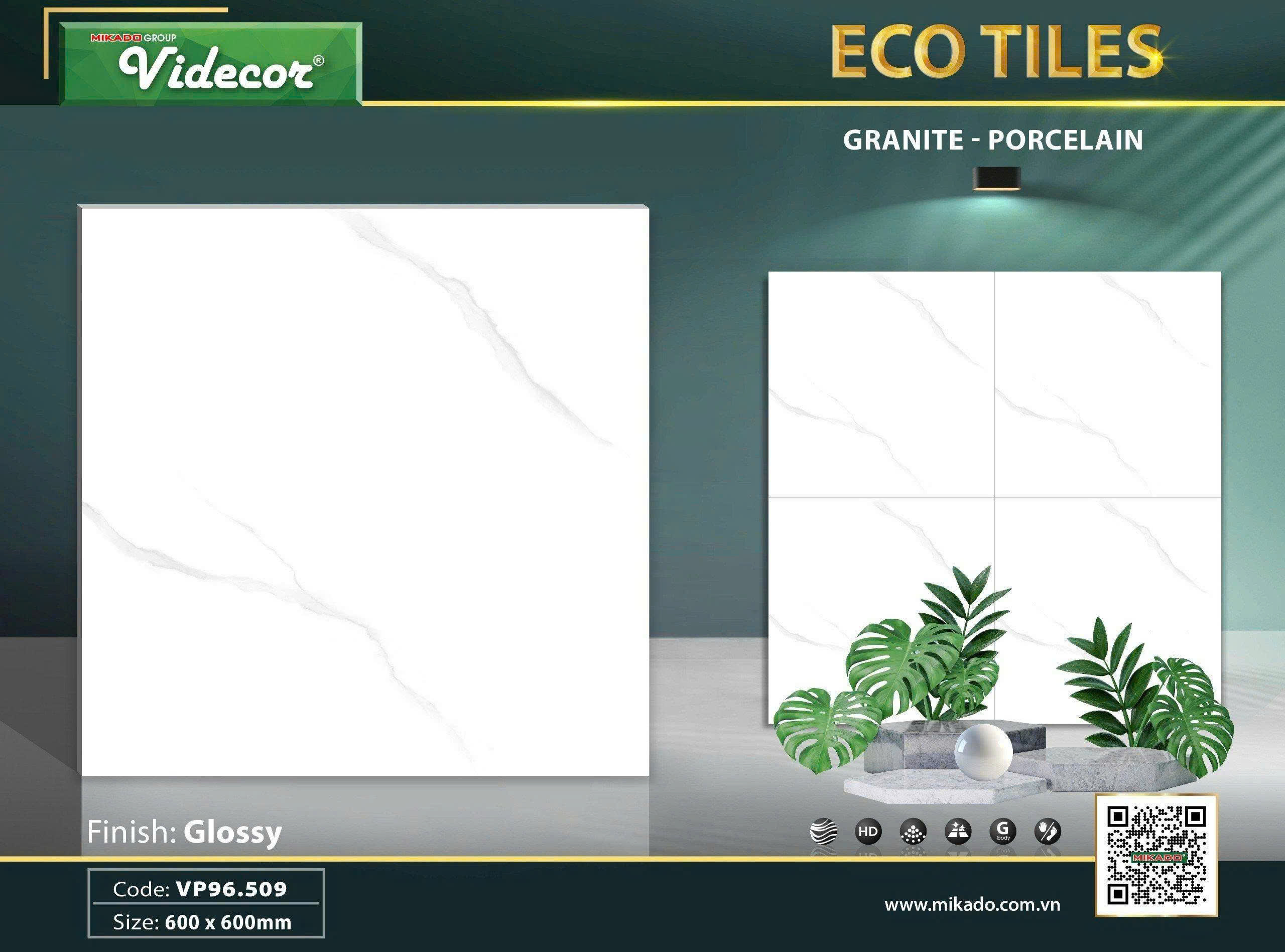 Gạch Lát Nền 60x60cm VP96.509-4789