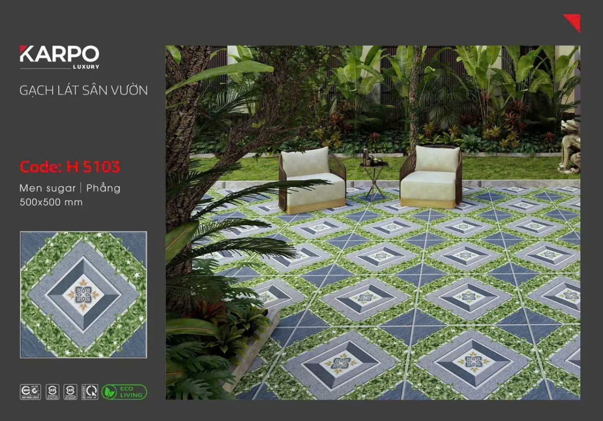 Gạch Sân Vườn 50x50cm -4988