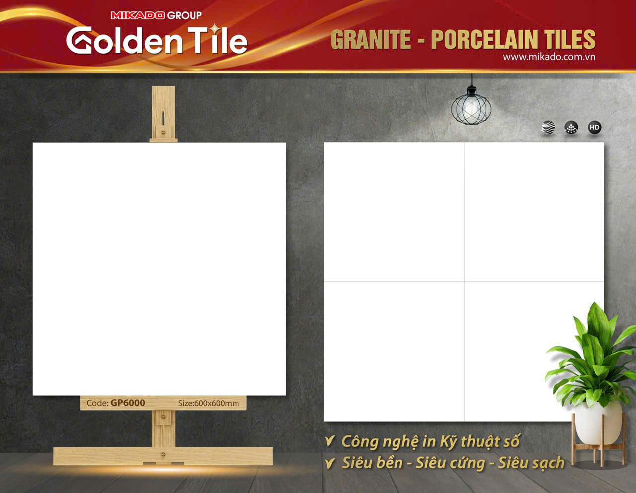 Gạch Lát Nền 60x60cm -5003