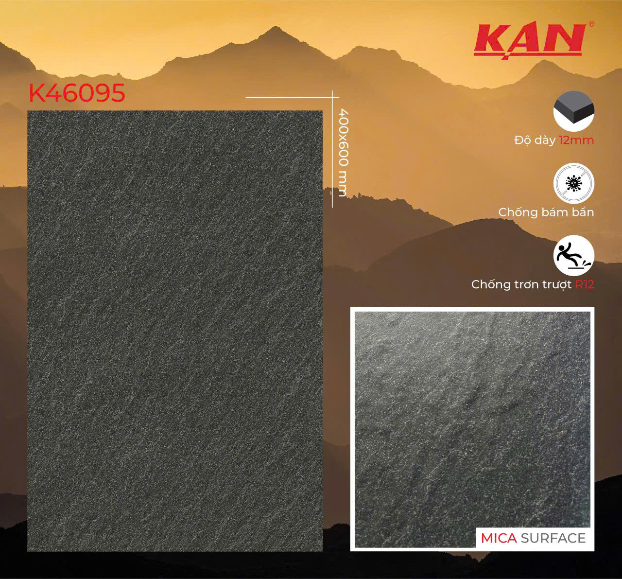 Gạch Lát Sân Vườn 40x60cm -5498