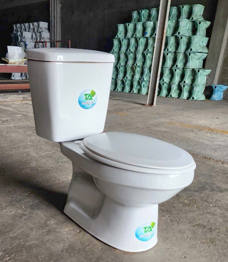 Bồn cầu 2 khối giá rẻ-2856