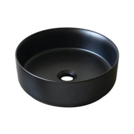 Chậu Rửa Lavabo Sứ Tròn màu đen-2629