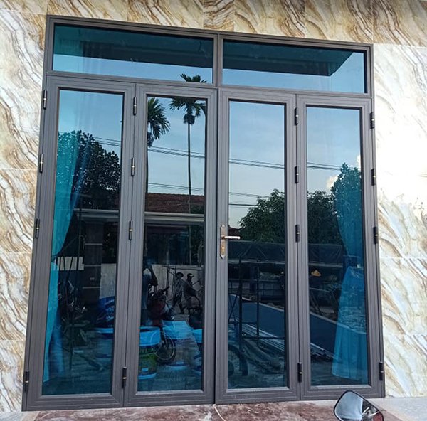 Cửa đi nhôm kính XingFa Việt Nam mở quay -2854