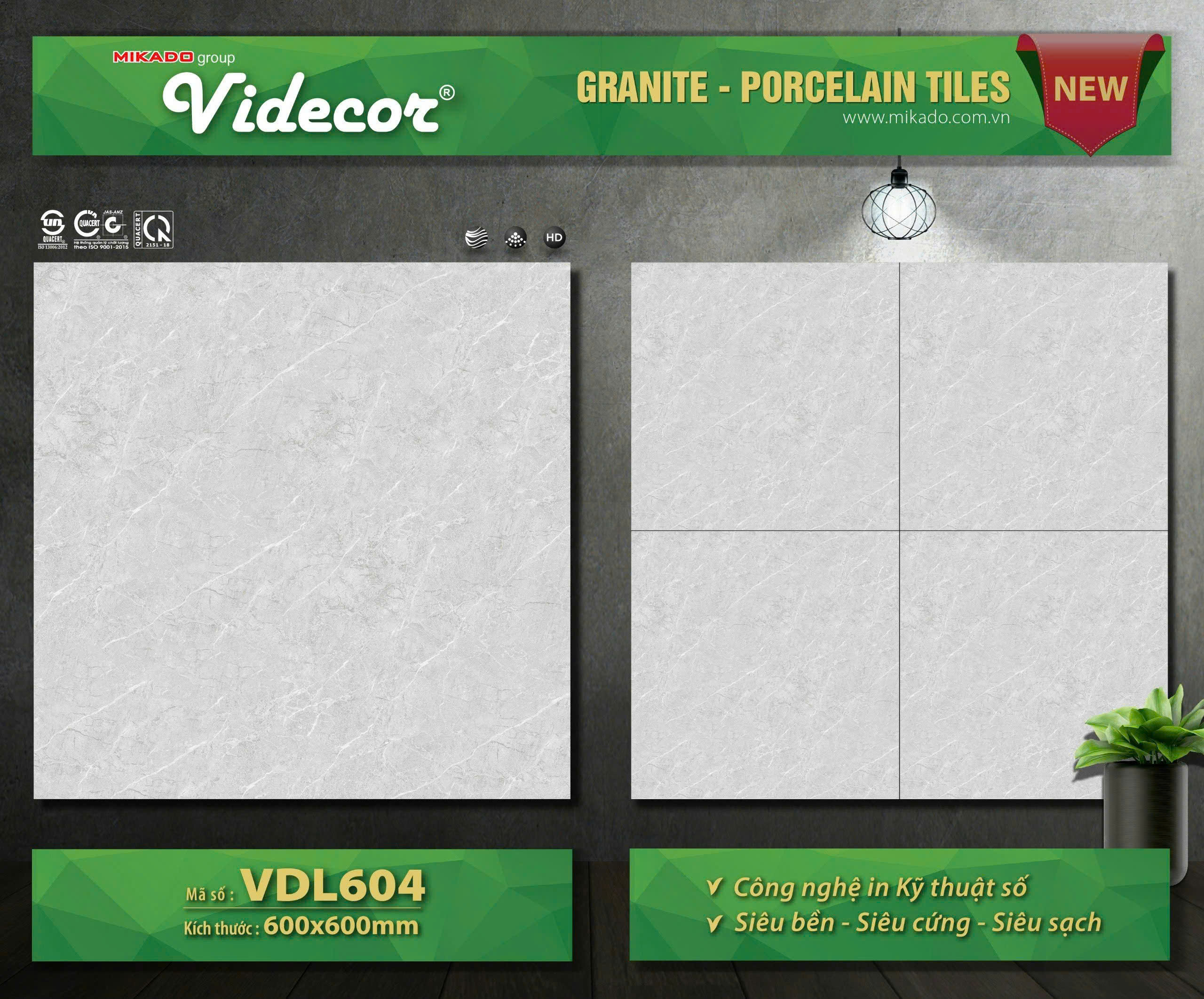 Gạch Lát Nền 60x60cm VDL604-4798