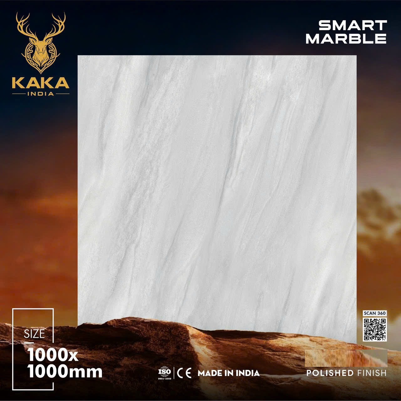 Gạch lát nền 100x100cm ẤN ĐỘ-1580