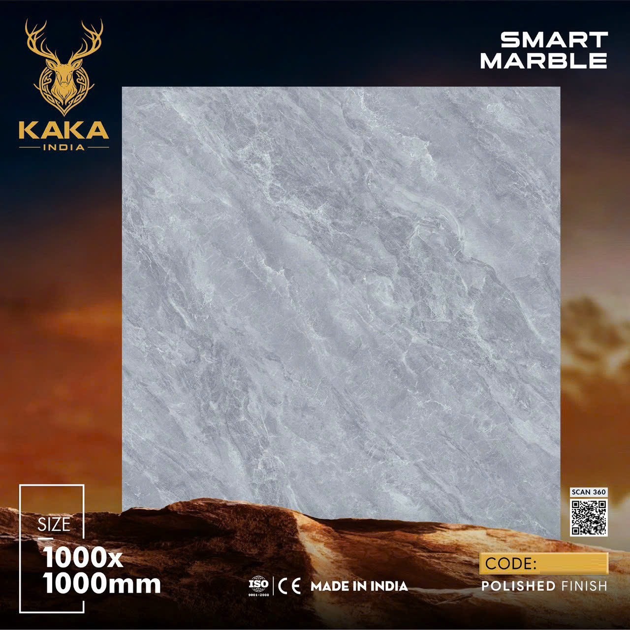 Gạch lát nền 100x100cm ẤN ĐỘ-1584