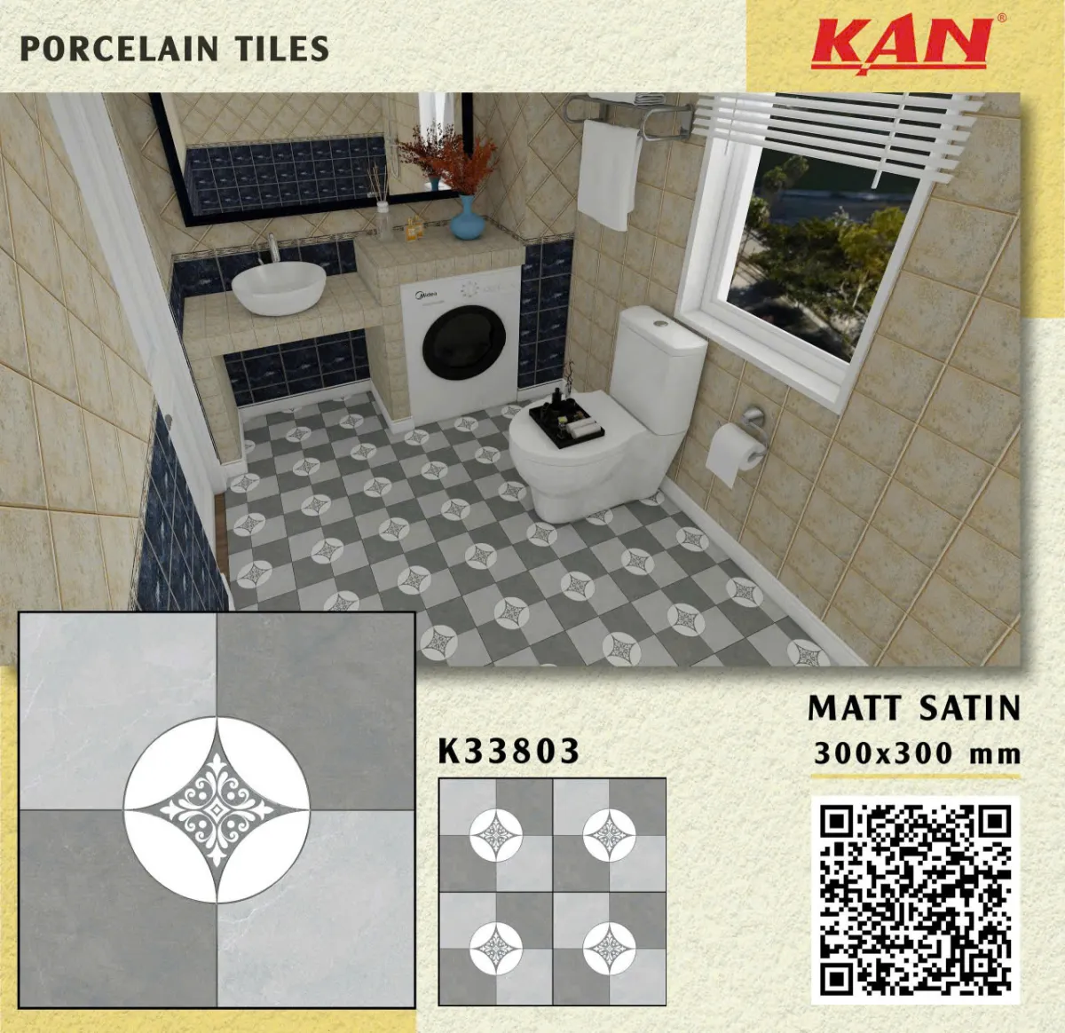 Gạch 0044.5126 Gạch Lát Nền 30x30cm  30x30cm