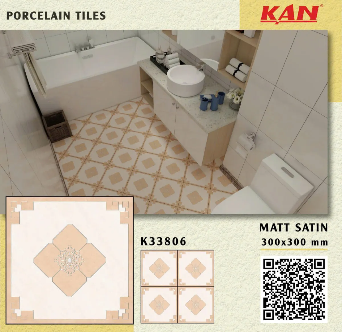 Gạch 0044.5120 Gạch Lát Nền 30x30cm  30x30cm