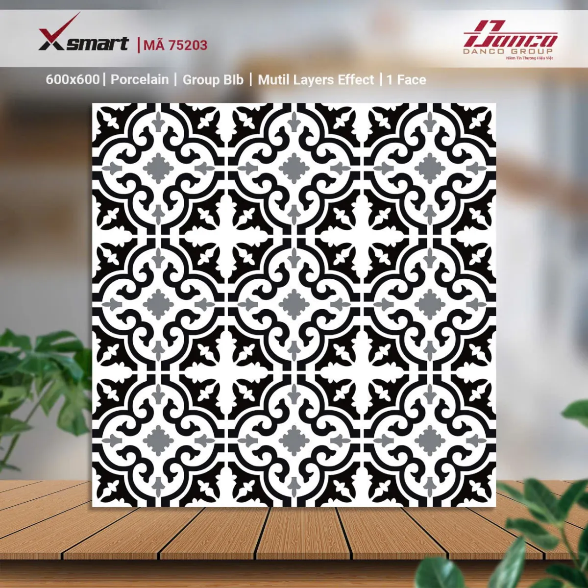 Gạch 0097.4870 Gạch Lát Nền 60x60cm 75203 Catalan 60x60cm