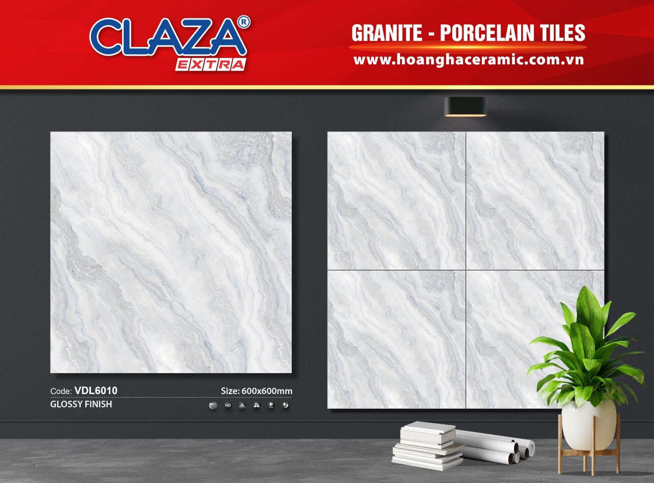 Gạch lát nền 60x60cm CLAZA-1676