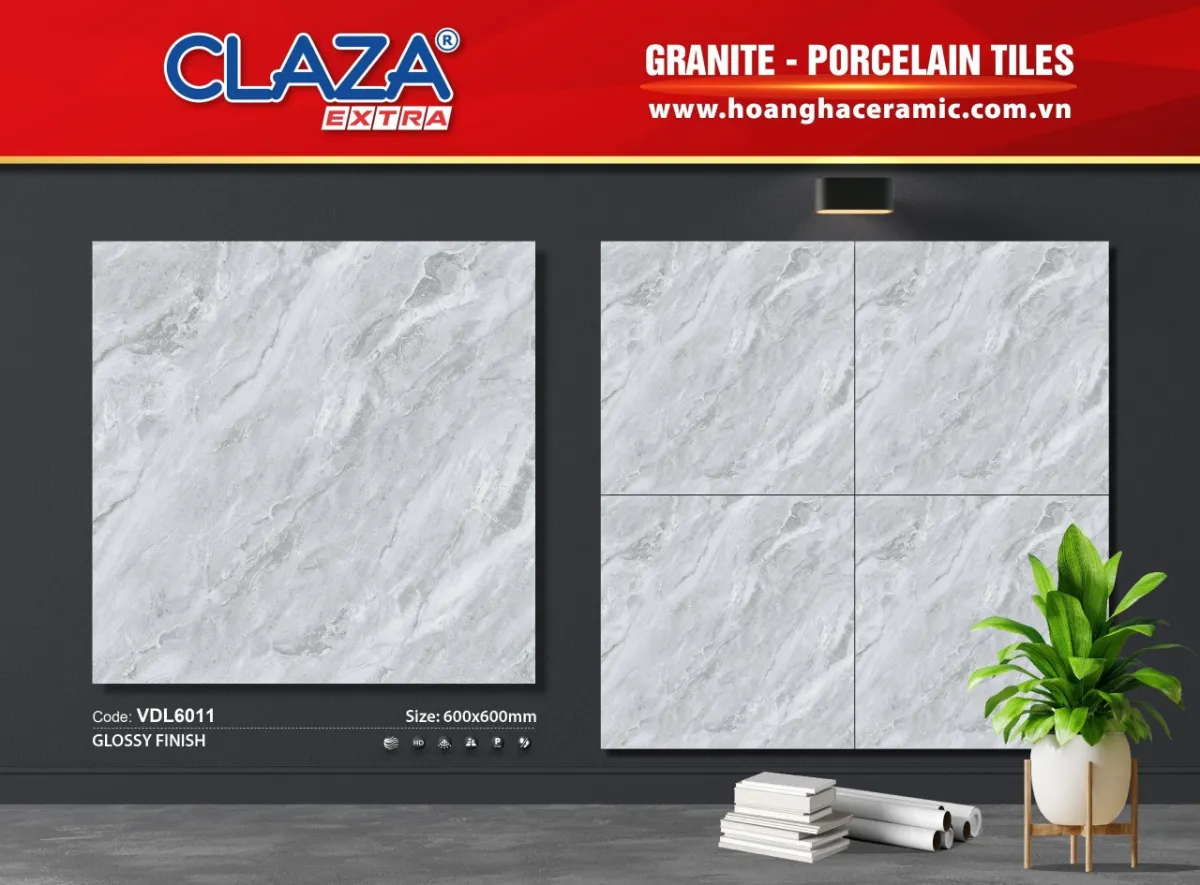 Gạch 0113.1678 Gạch lát nền 60x60cm CLAZA Claza 60x60cm