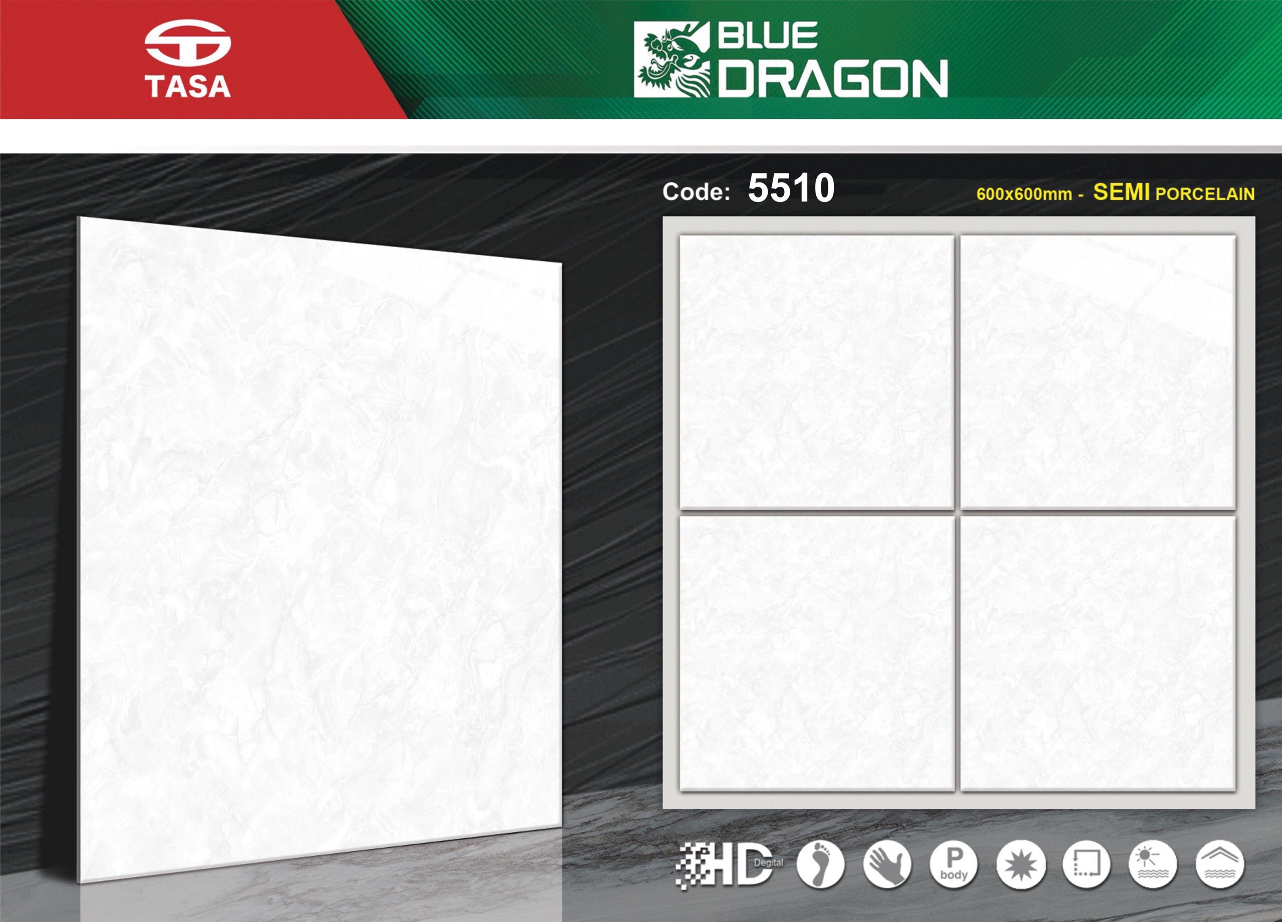 Gạch lát nền 60x60cm TASA-1076