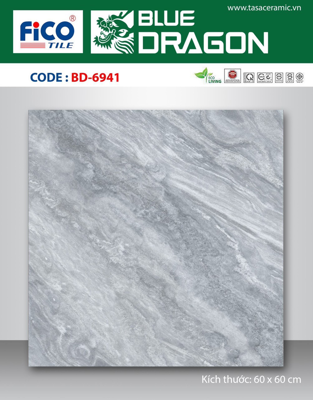 Gạch lát nền 60x60cm TASA-1088