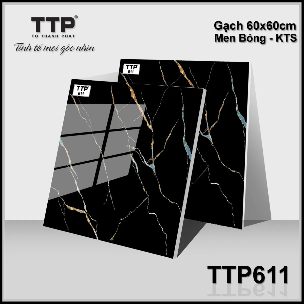 Gạch 0109.1365 Gạch lát nền 60x60cm VTC Chưa cập nhật 60x60cm