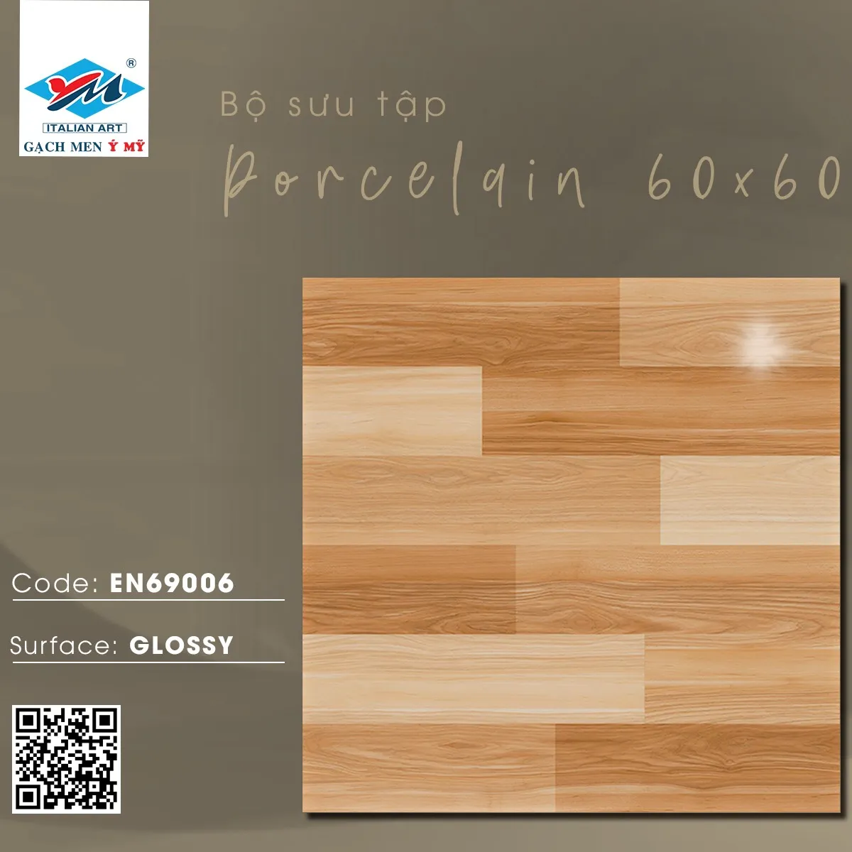 Gạch 0037.1723 Gạch lát nền 60x60cm Ý MỸ Ý mỹ 60x60cm