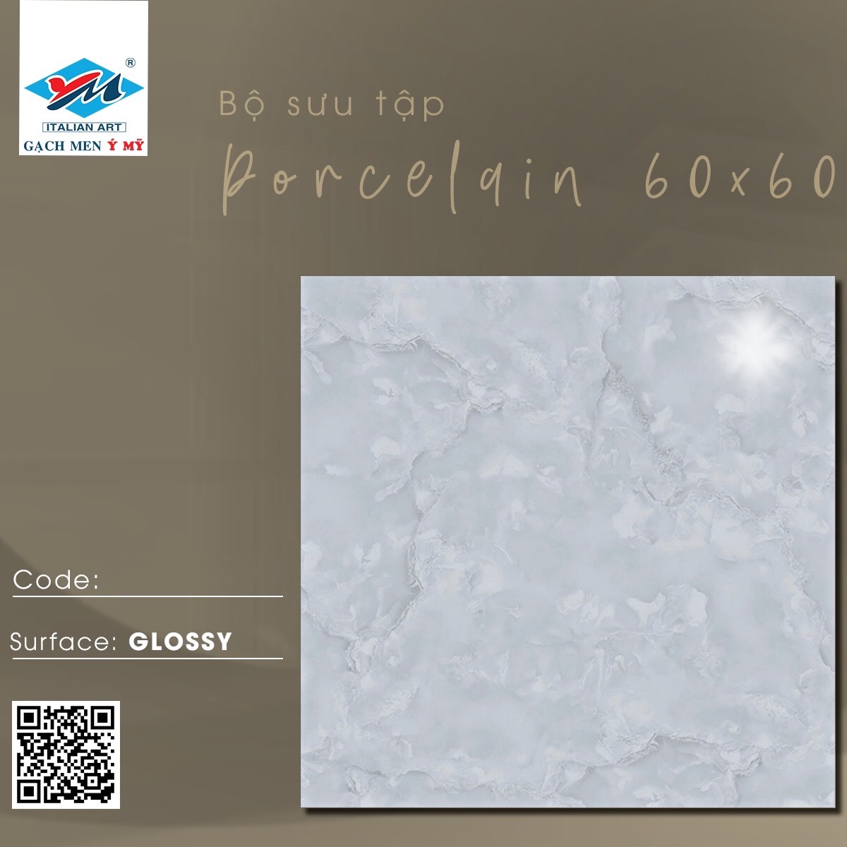 Gạch lát nền 60x60cm Ý MỸ -1724