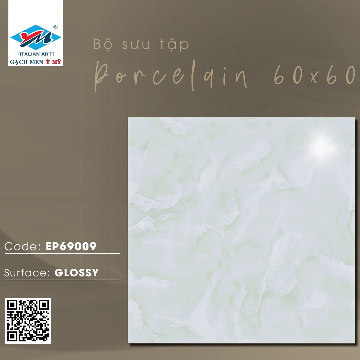 Gạch lát nền 60x60cm Ý MỸ -1725