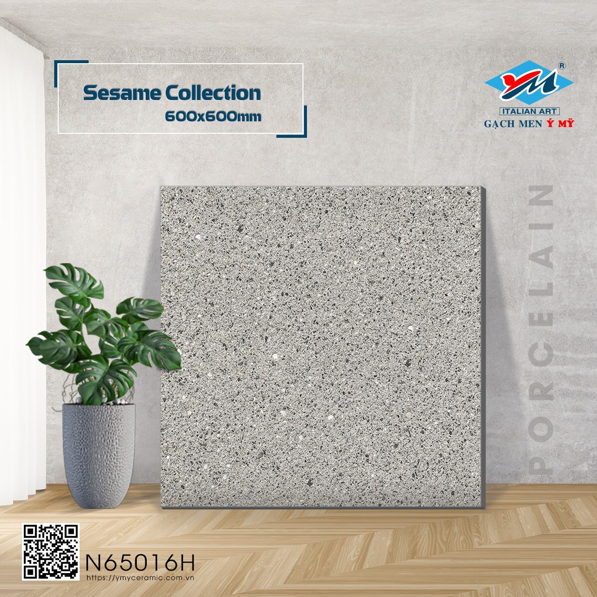 Gạch lát nền 60x60cm Ý MỸ -1727