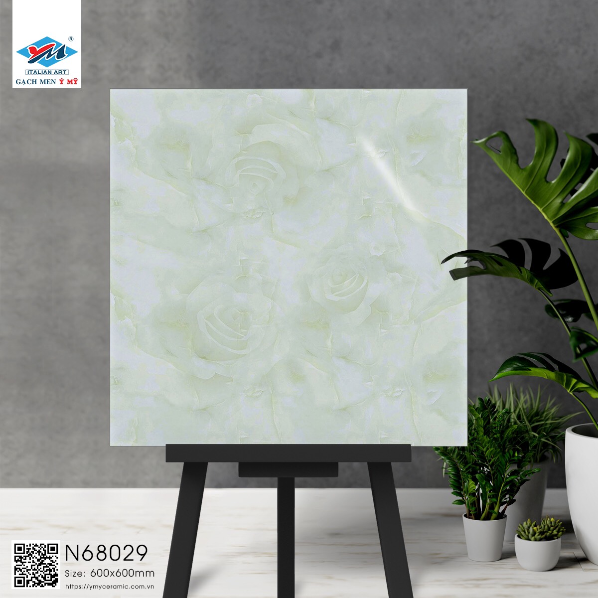 Gạch lát nền 60x60cm Ý MỸ -1731
