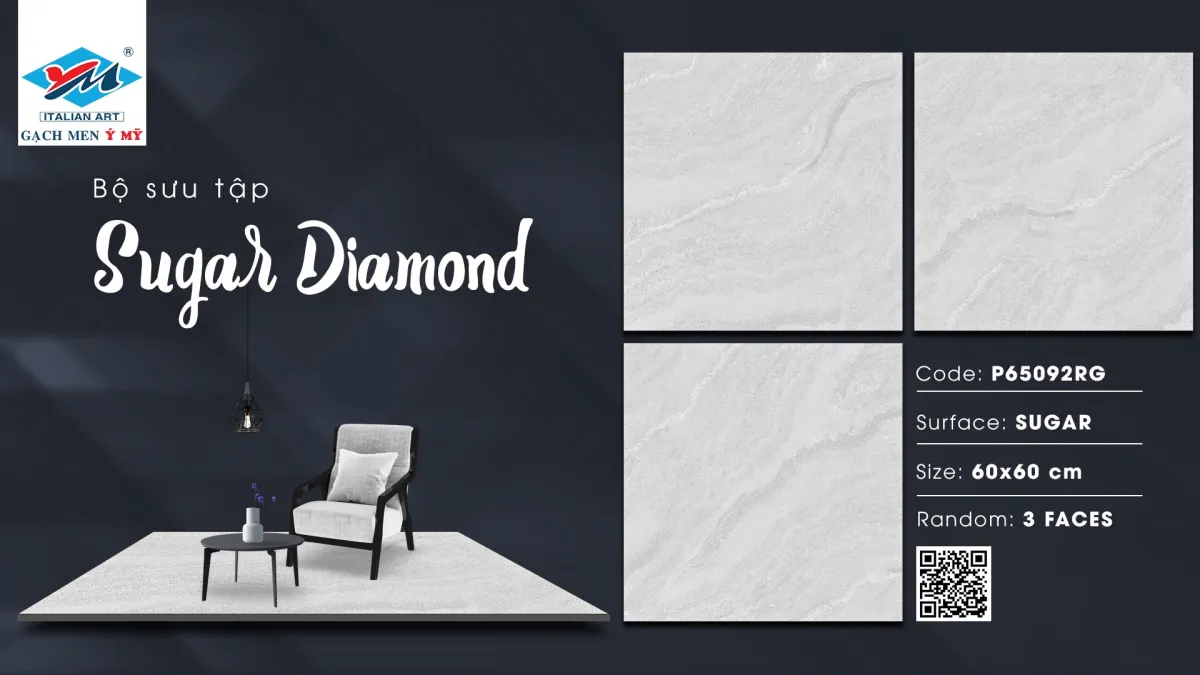 Gạch 0037.1748 Gạch lát nền 60x60cm Ý MỸ Ý mỹ 60x60cm