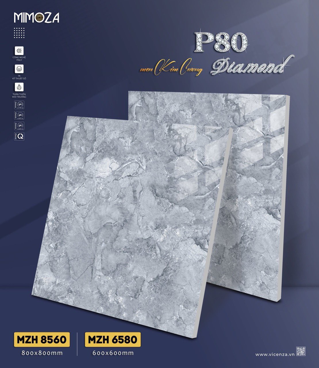 Gạch lát nền 80x80 MIMOZA-1311