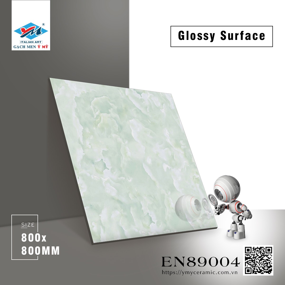 Gạch lát nền 80x80 Ý MỸ-1813