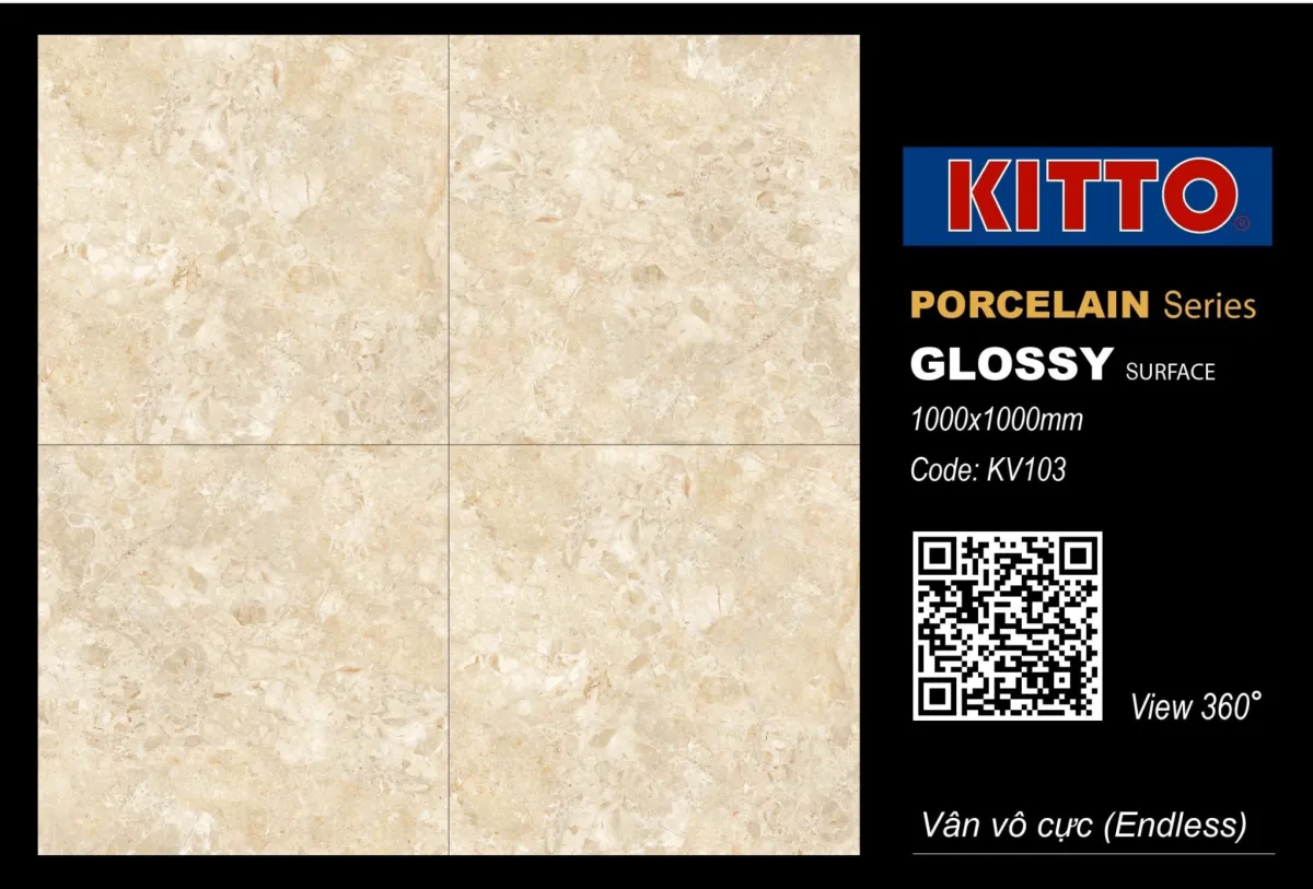 Gạch 0044.0749 Gạch lát nền KITTO 100x100cm Kitto 100x100cm