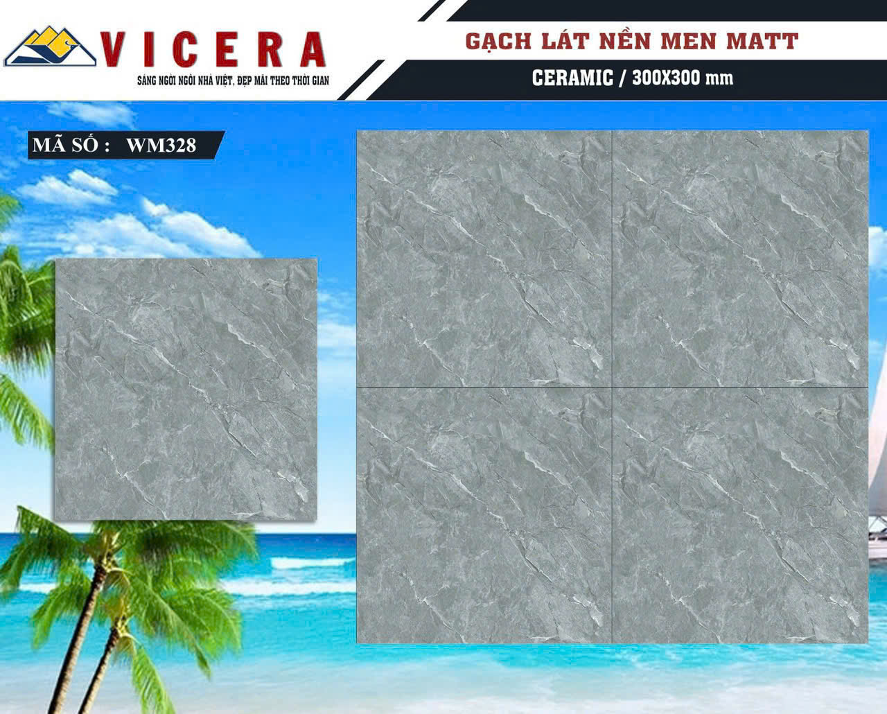 Gạch lát nền men matt 30x30cm-4336