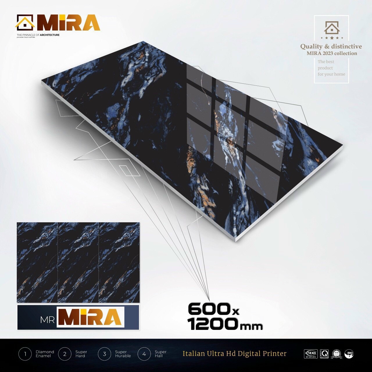 Gạch ốp lát 60x120cm Mira-2072