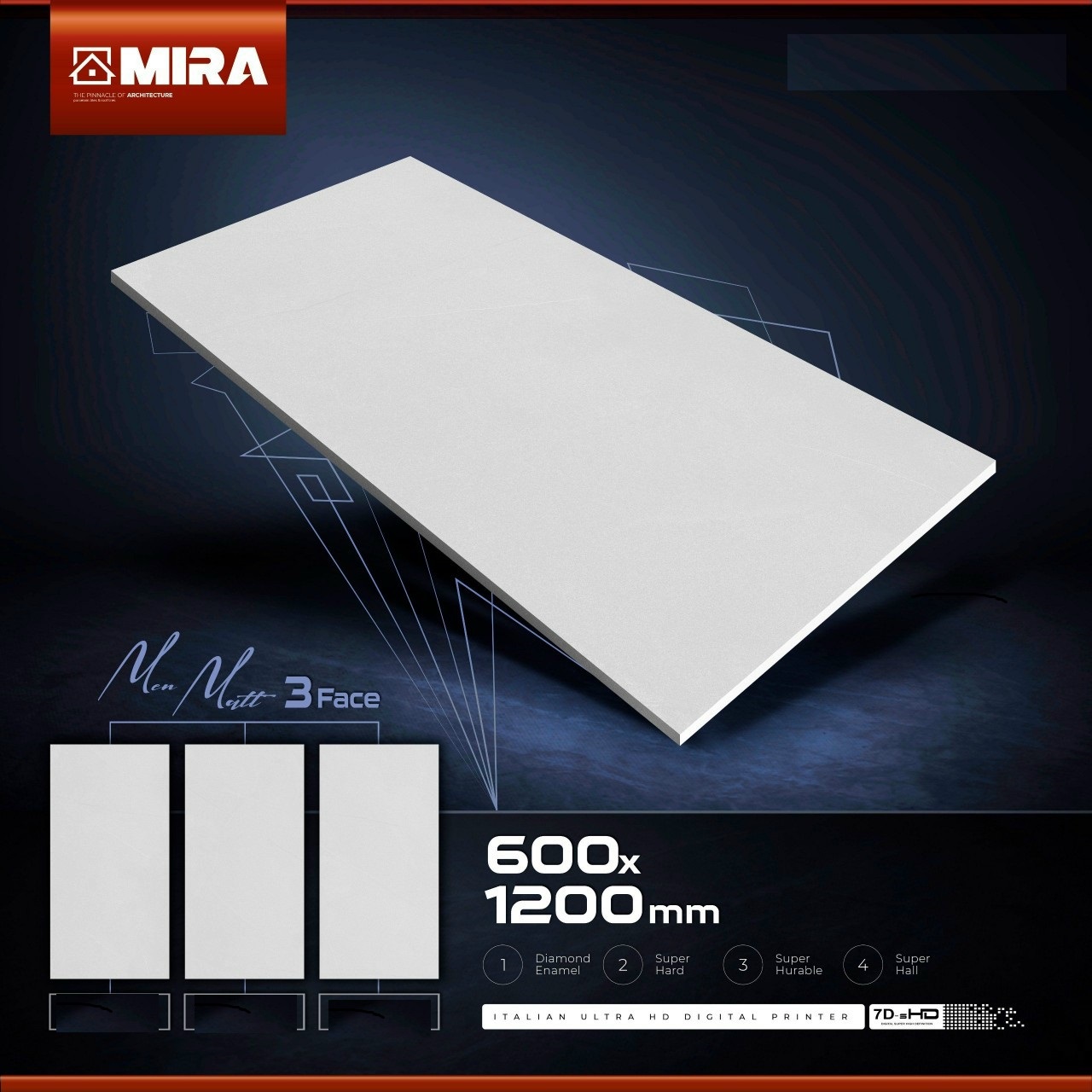 Gạch ốp lát 60x120cm Mira-2068