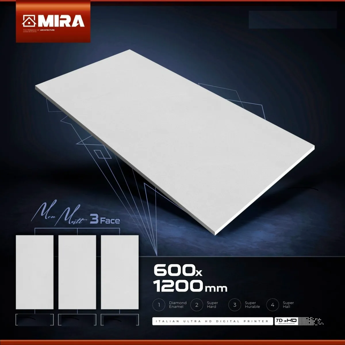 Gạch 0118.2068 Gạch ốp lát 60x120cm Mira Mira 60x120cm
