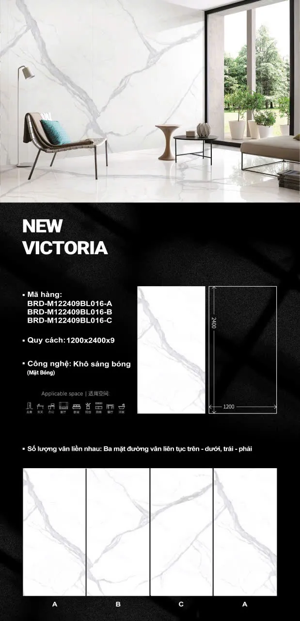 Gạch 0172.4247 Gạch ốp lát khổ lớn 120x240cm  120x240cm