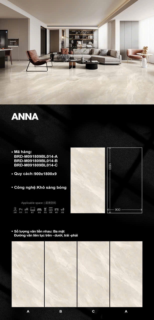 Gạch ốp lát khổ lớn 900x1800mm-4232