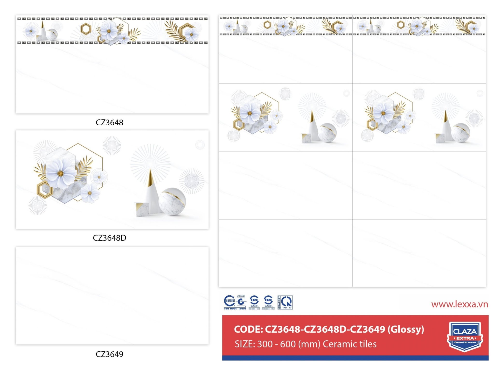 Gạch ốp tường 30x60 CLAZA-1697