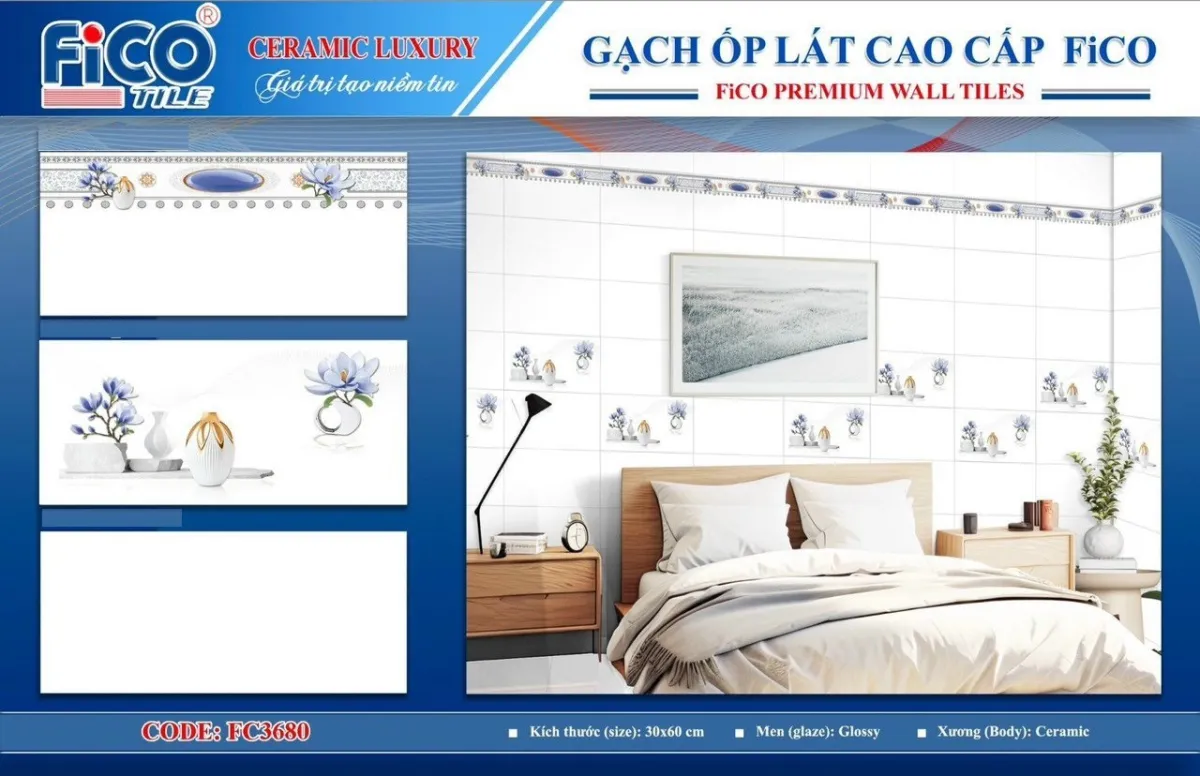 Gạch 0118.1882 Gạch ốp tường 30x60 FICO Fico 30x60cm