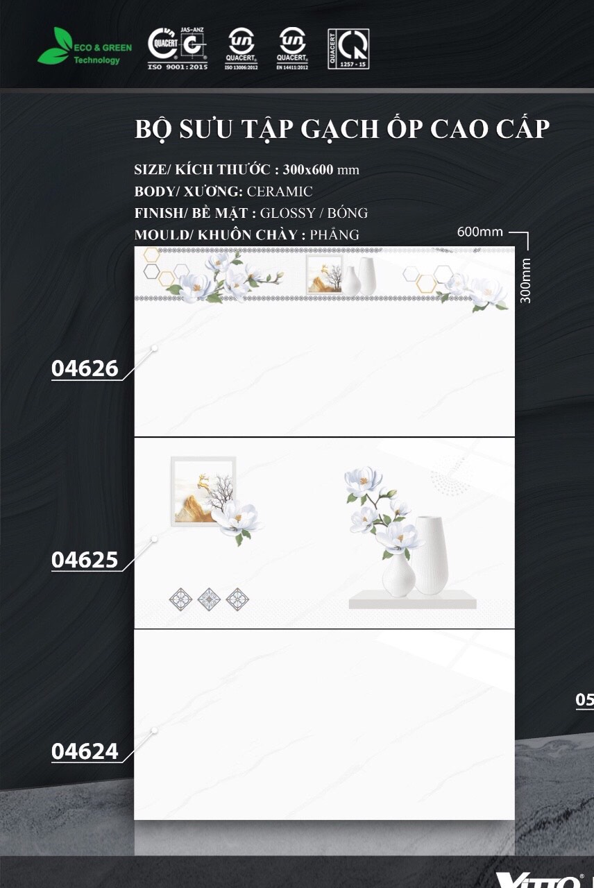 Gạch ốp tường 30x60cm VITTO-1660