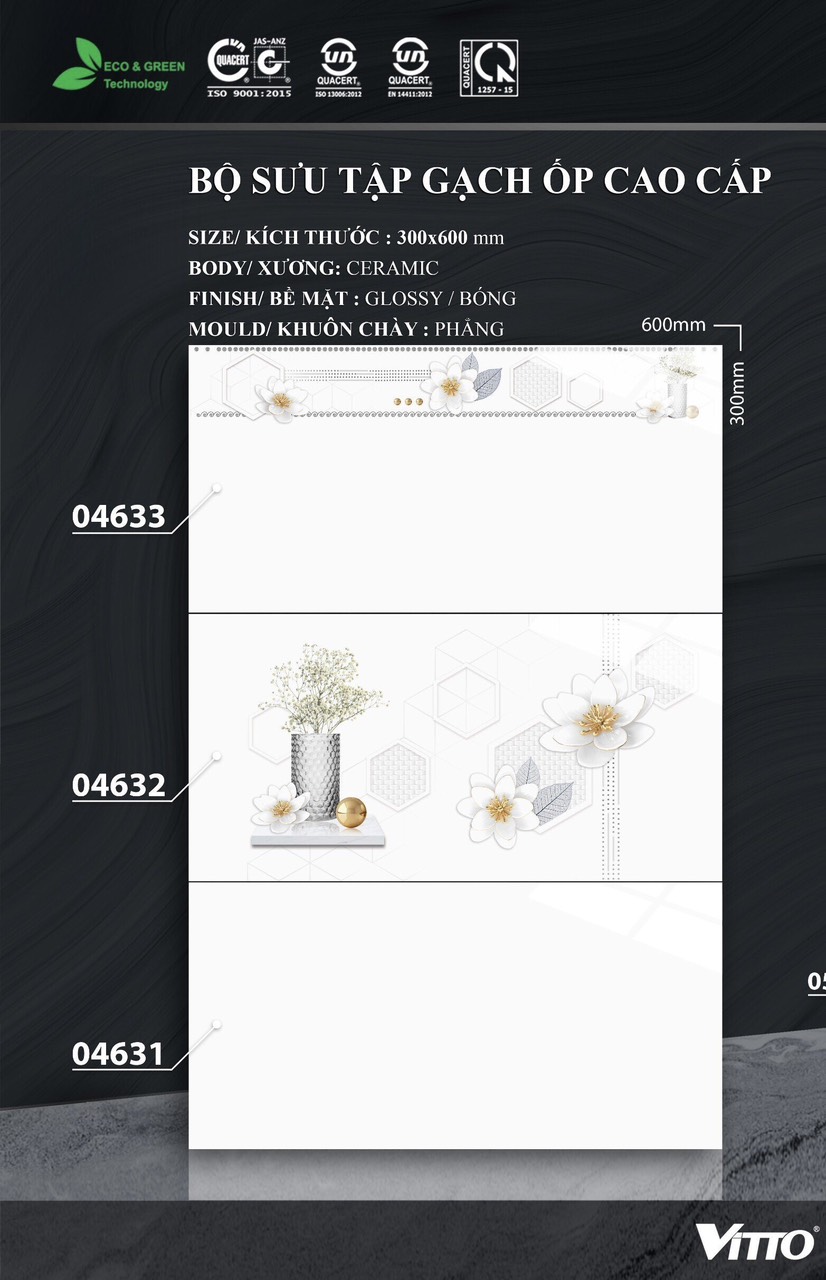 Gạch ốp tường 30x60cm VITTO-1659