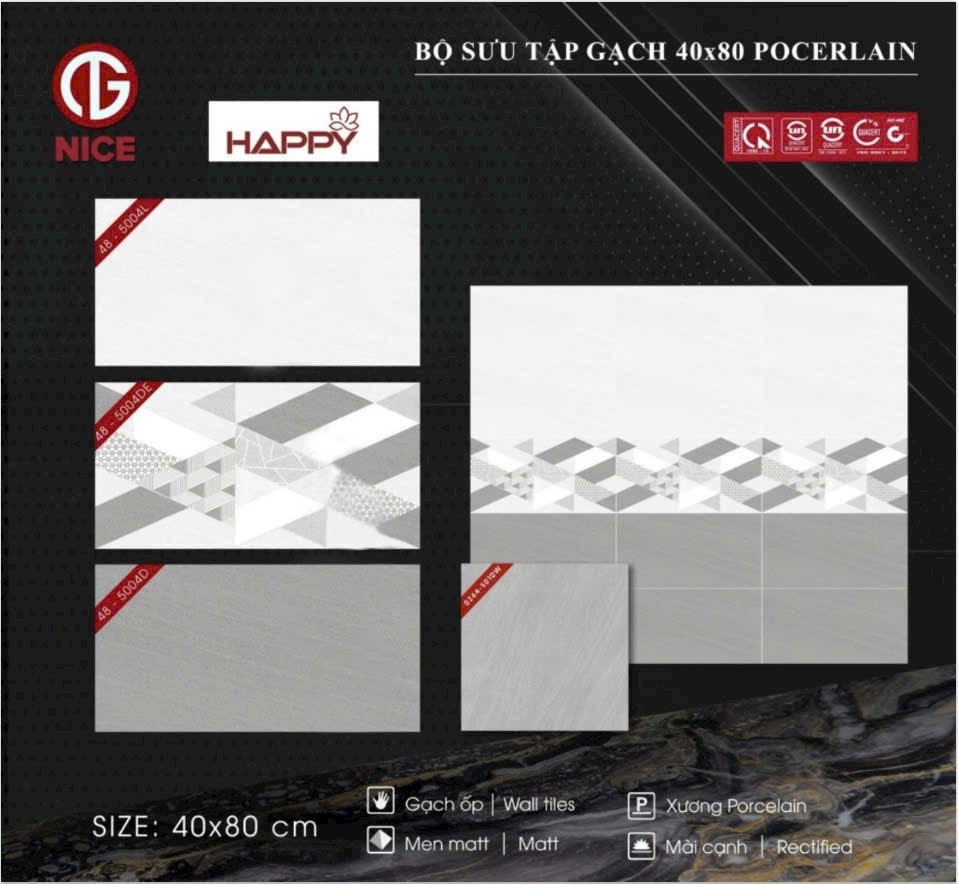 Gạch ốp tường 40x80 NICE-1896