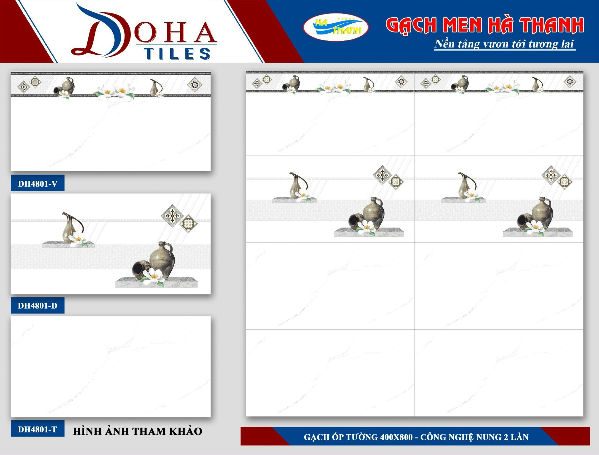 Gạch ốp tường 40x80cm HÀ THANH-1371