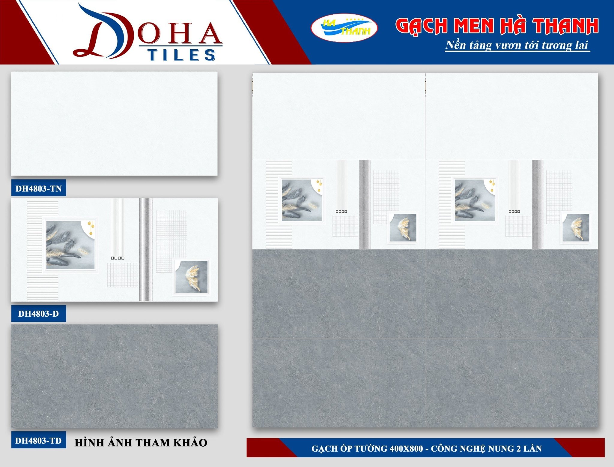 Gạch ốp tường 40x80cm HÀ THANH-1374